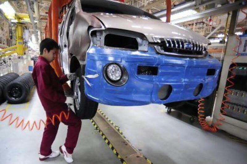 JAC Motors, based in Anhui Province in eastern China, has an annual production capacity of more than 700,000 vehicles. AP Photo