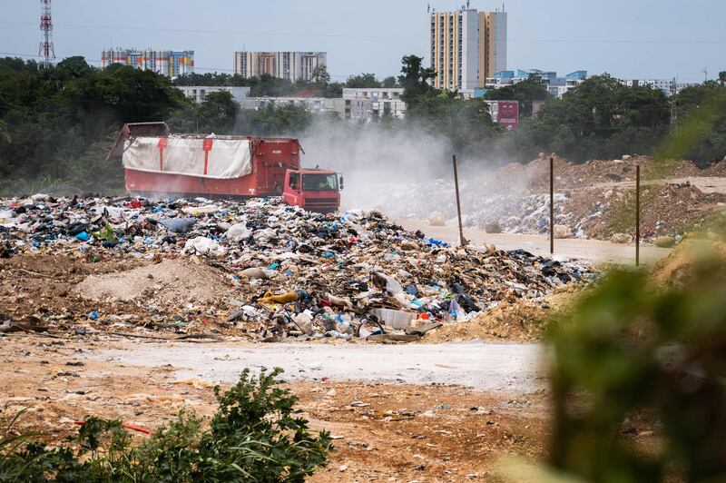 Waste and landfill sites account for more than 20 per cent of methane emissions. AFP