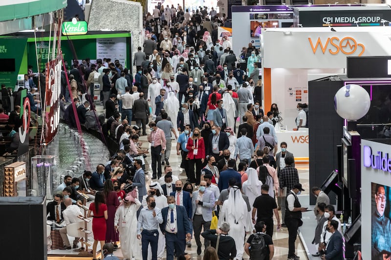 Thousands of visitors attended Gitex 2021 on the third day.