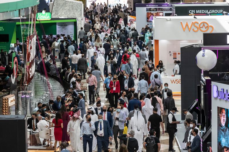 Thousands of visitors attended Gitex 2021 on the third day.
