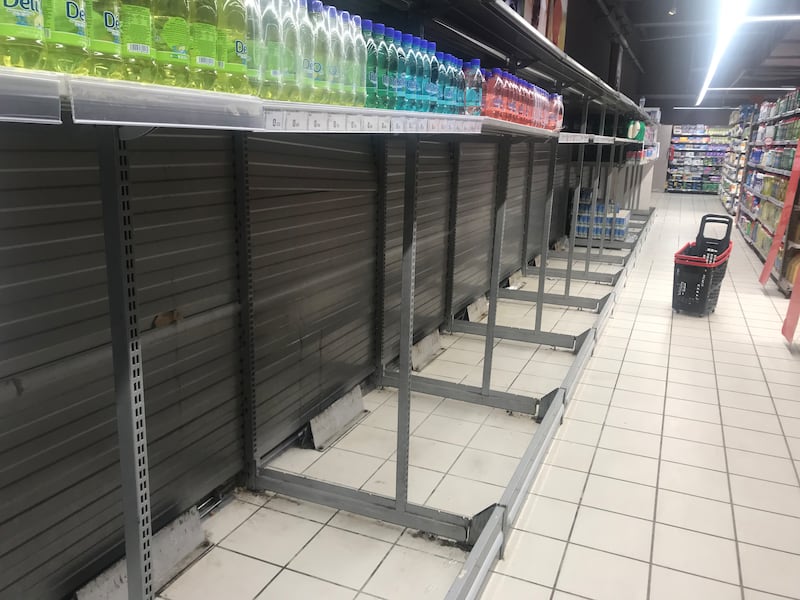 For the past two weeks, coffee and tea have become the latest products to be scarce in supermarkets. Pictures have circulated online of empty shelves and brands limiting their sales to 100 grams per person. Ghaya Ben Mbarek for The National