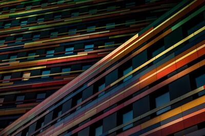 Anna Wacker's 'Box of Crayons' won first place in the architecture category. Courtesy Anna Wacker