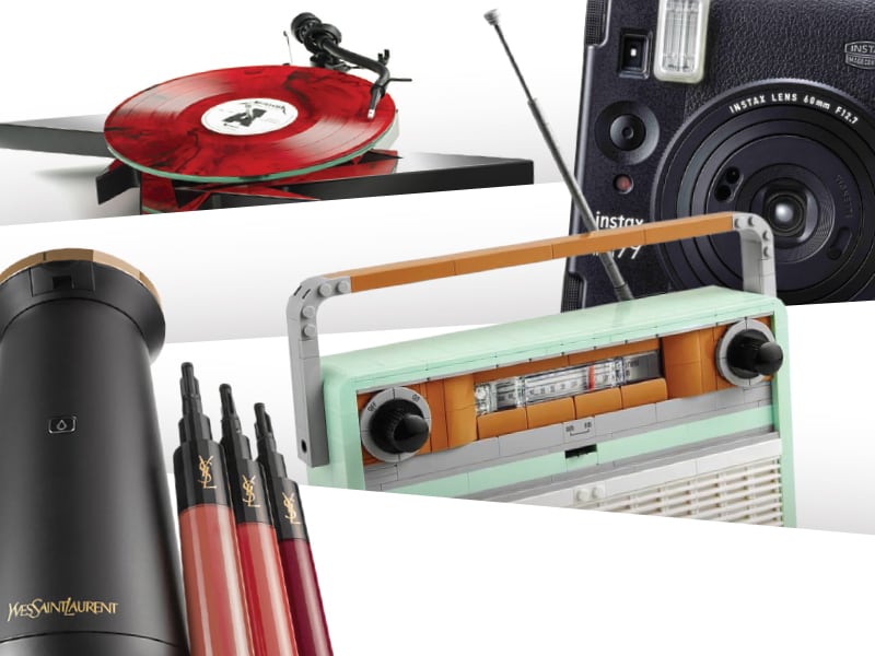 From the quirky to the retro, these gadgets offer a fun spin on entertainment and beauty products