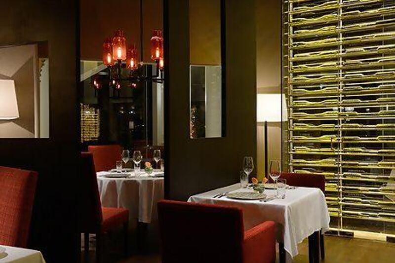 The Forge steakhouse has the ambience of an upmarket New York brasserie. Courtesy Ritz-Carlton