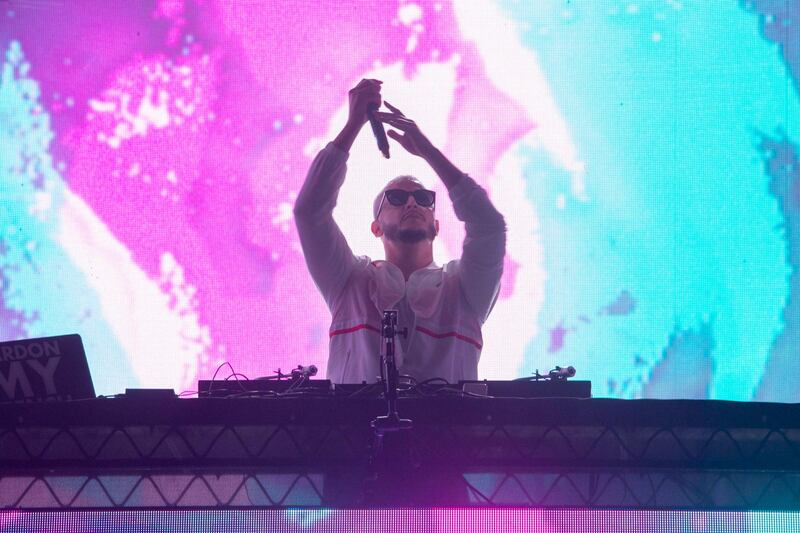 DJ Snake at Redfest DXB on February 14, 2019 at Dubai Media City Amphitheatre. Courtesy Arabian Radio Network