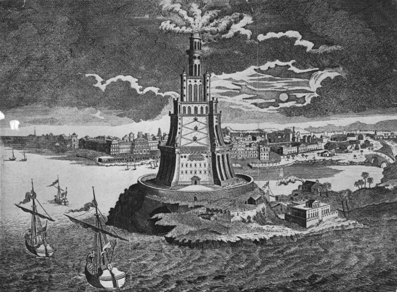 Lighthouse of Alexandria, Egypt. For centuries it was the tallest man-made structure in the world. All photos: Getty Images