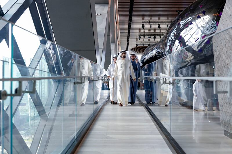 Sheikh Mohammed bin Rashid, Vice President and Ruler of Dubai, visits the One&Only One Za’abeel resort on January 18. All photos: Dubai Media Office