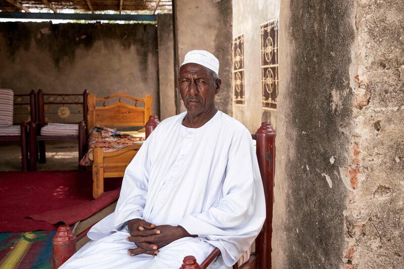 A Sudanese man who calls Dinder National Park in Sudan his home. AFP
