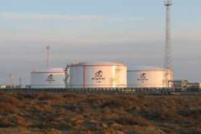 Dragon Oil new processing facility in  the town of Hazar, which is located on the Western coast of Turkmenistan, to the north of Iran.
Courtesy Dragon Oil 