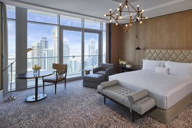 Guests staying at Dubai's Waldorf Astoria DIFC can book Covid-19 tests to be taken in-room, with a turnaround time of 24 hours. Courtesy Waldorf Astoria