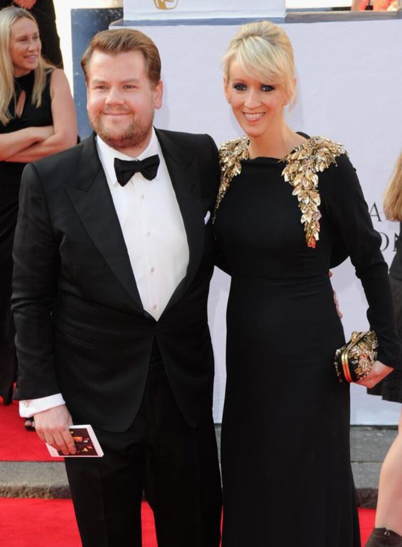 James Corden and Julia Carey. Stuart C. Wilson / Getty Images