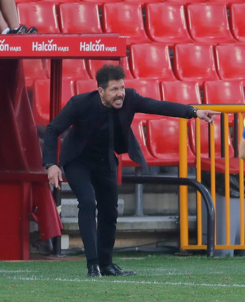 Atletico Madrid manager Diego Simeone. Reuters