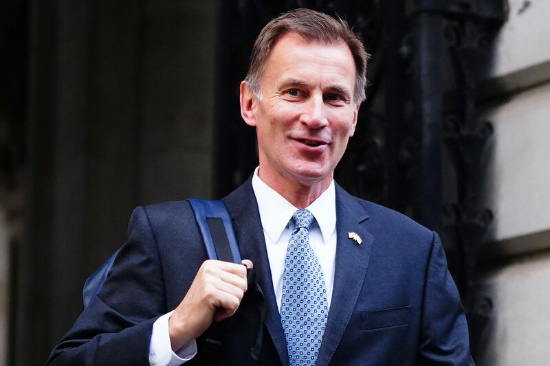 Chancellor of the Exchequer Jeremy Hunt will look to bring down inflation ahead of a full budget this month. PA.