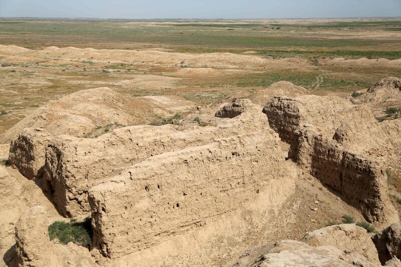 A view across the ancient Sumerian city of Nippur in southern Iraq. Seven thousand years ago Nippur was the jewel of Iraq's glorious Mesopotamian past with its temples, libraries and palaces. AFP