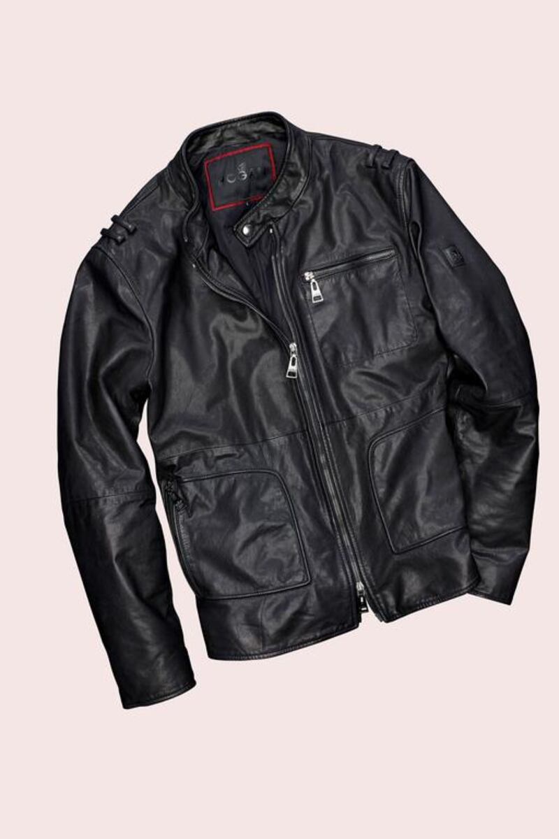 Leather jacket, Dh3,545, Hogan. Courtesy Hogan