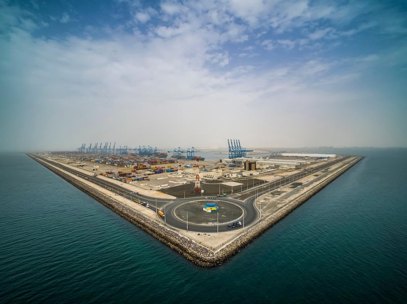Khalifa Port’s South Quay has been completed and is now operational, according to Abu Dhabi Ports. Courtesy of Abu Dhabi Ports. 