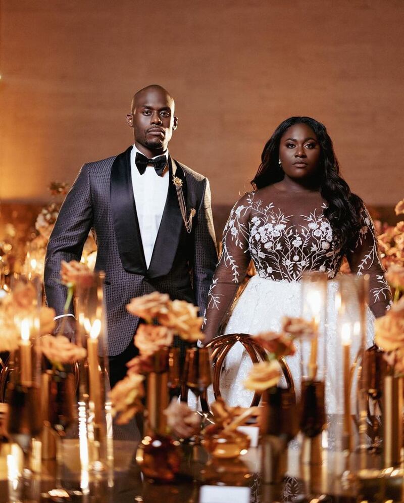 'Orange Is the New Black' star Danielle Brooks married Dennis Gelin in a January ceremony in Miami, Florida. Photo: Danielle Brooks / Instagram