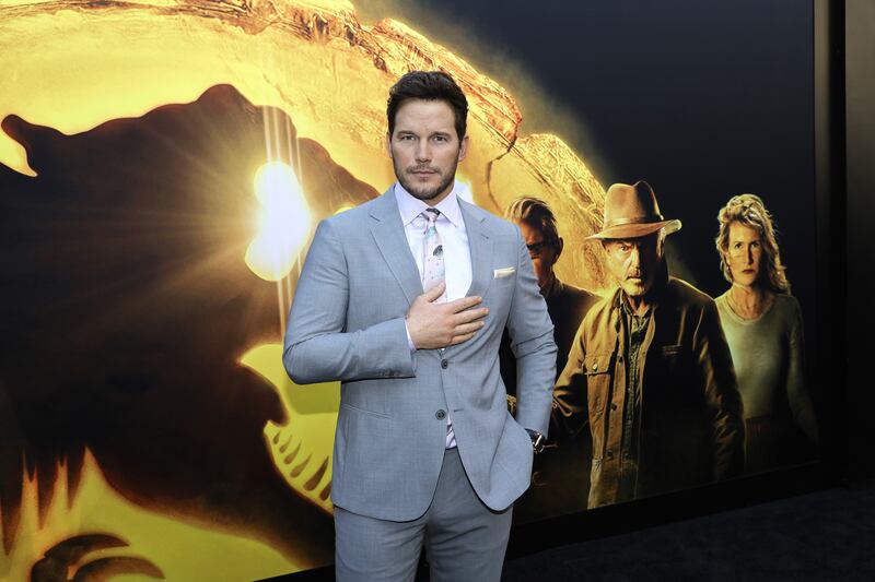 Chris Pratt attends the Los Angeles premiere of Universal Pictures' seventh installment of the beloved film franchise. Getty / AFP
