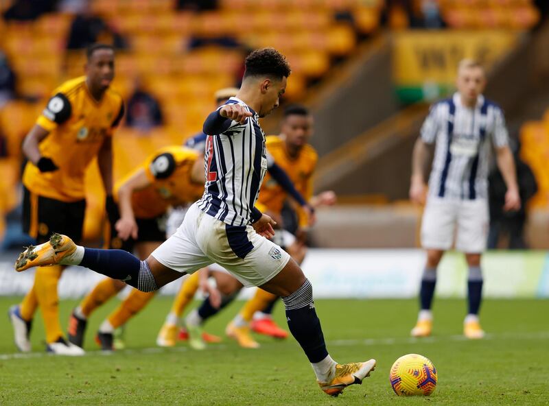 Centre forward: Matheus Pereira (West Bromwich Albion) – His two penalties won a Black Country derby and got Sam Allardyce a first victory, but his display was excellent, too. AP