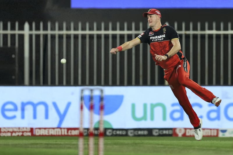 Chris Morris of Royal Challengers Bangalore during match 28 of season 13 of the Dream 11 Indian Premier League (IPL) between the Royal Challengers Bangalore and the Kolkata Knight Riders held at the Sharjah Cricket Stadium, Sharjah in the United Arab Emirates on the 12th October 2020.  Photo by: Deepak Malik  / Sportzpics for BCCI