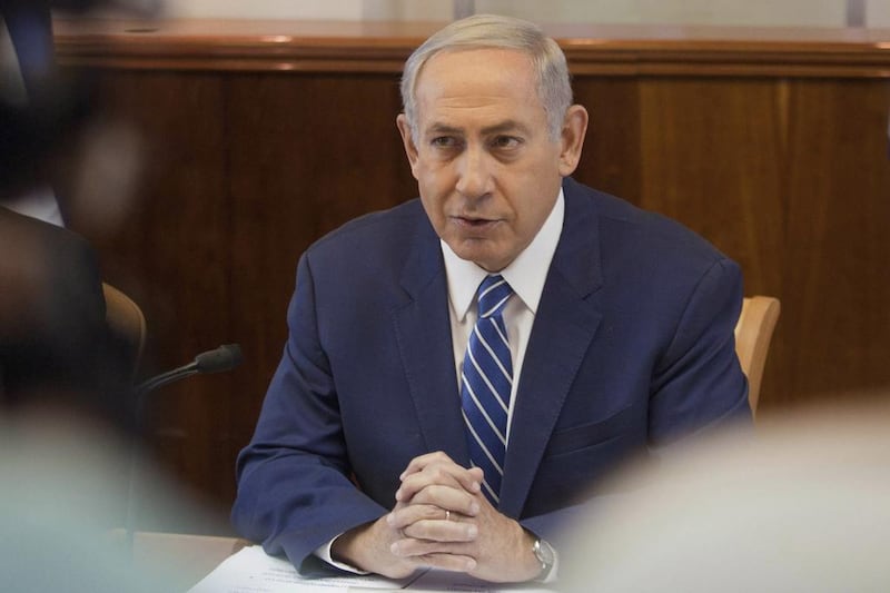 Israeli prime minister Benjamin Netanyahu. Dan Balilty / AP