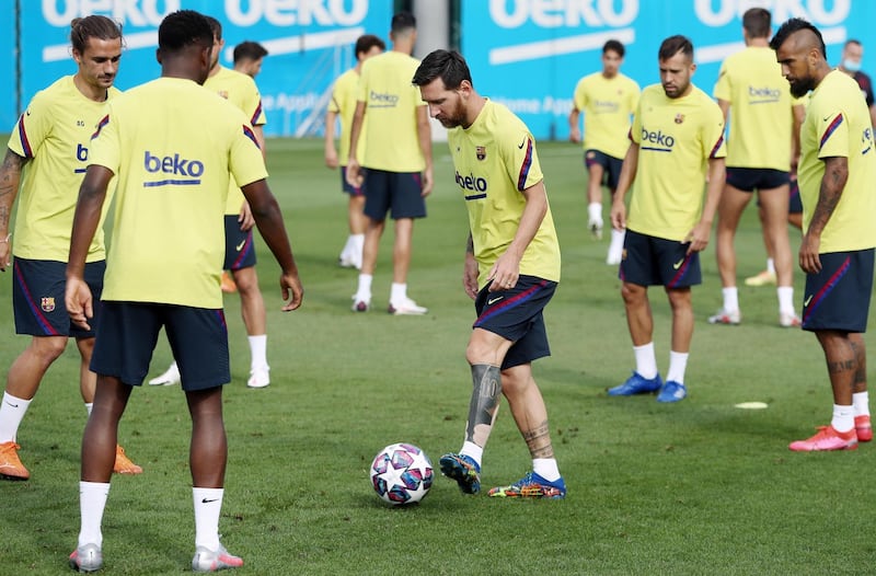 Lionel Messi on the ball. EPA