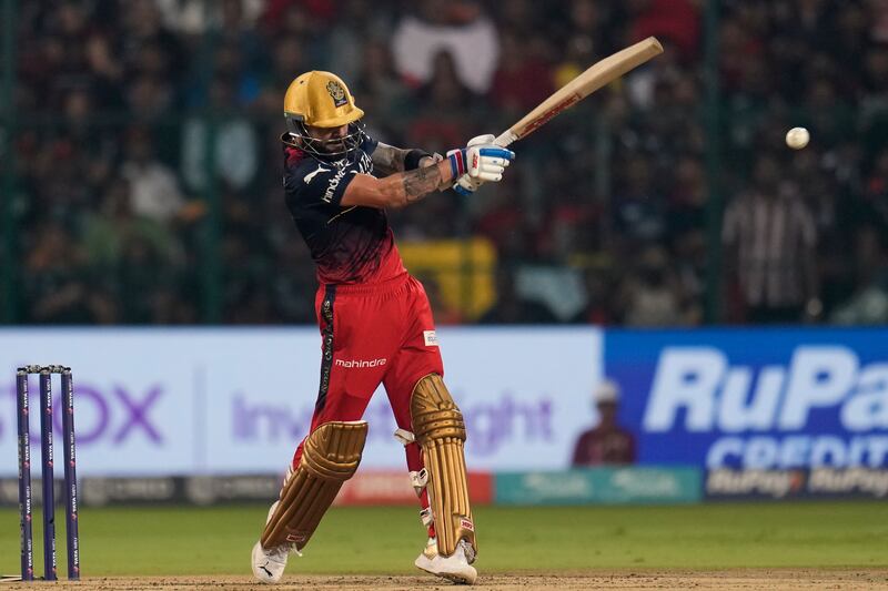 Virat Kohli's Royal Challengers Bangalore were knocked out of the IPL following the defeat to Gujarat. AP