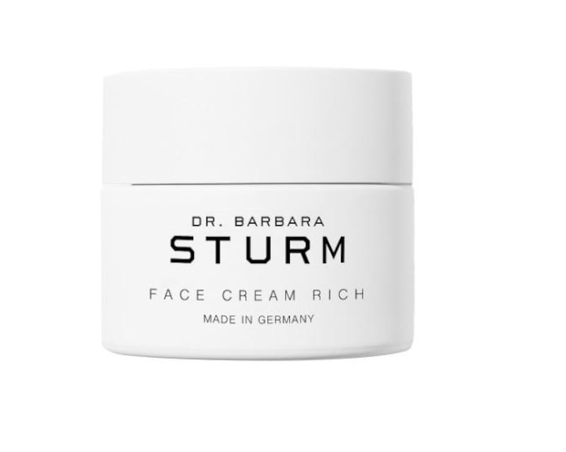 Urea acts as a humectant moisturiser holding water close to the skin for maximum hydration, while also acting as an exfoliant. Seen here, Dr Barbara Sturm Face Cream Rich, Dh844, www.revolve.com