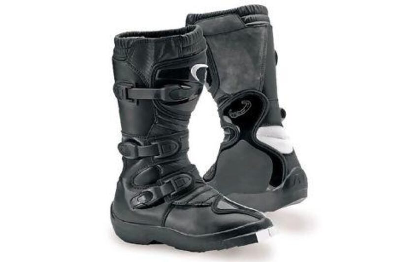 Vega Junior Off-Road boots, $79.95 (Dh293.65), www.motorcycle-superstore.com