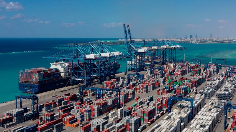 The Red Sea Gateway Terminal. a major container terminal at Jeddah Islamic Port. Saudi Arabia's Public Investment Fund and  China's Cosco Shipping have each taken a 20 per cent stake in the terminal. Courtesy of Red Sea Gateway Terminal.
