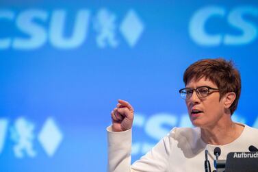 Annegret Kramp-Karrenbauer is a close ally of Chancellor Angela Merkel. AFP