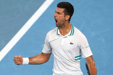 Novak Djokovic needed just an hour and 53 minutes to defeat Aslan Karatsev in the Australian Open semi-finals. AFP