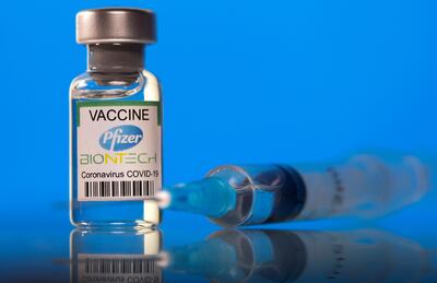 The Pfizer-BioNTech vaccine is widely used in the UAE. Courtesy: Reuters

