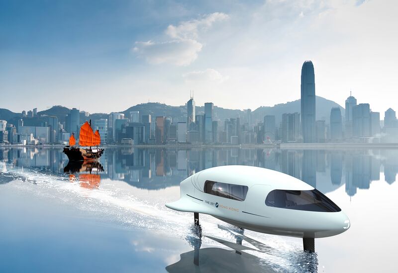 A rendering of The Jet ZeroEmissions in Hong Kong. Courtesy The Jet ZeroEmissions