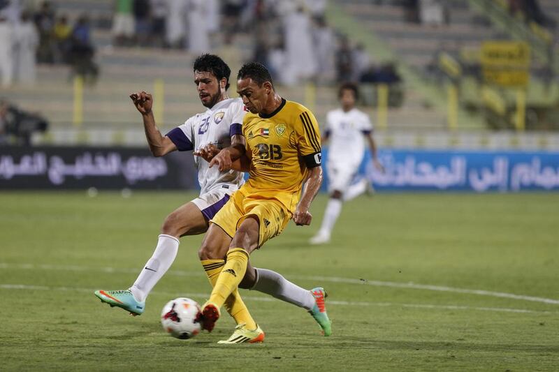 Many Brazilian players have found a home in the AGL and while they will not be playing for their national team next month, Al Wasl’s Ricardo Oliveira will definitely be watching. Antonie Robertson / The National

