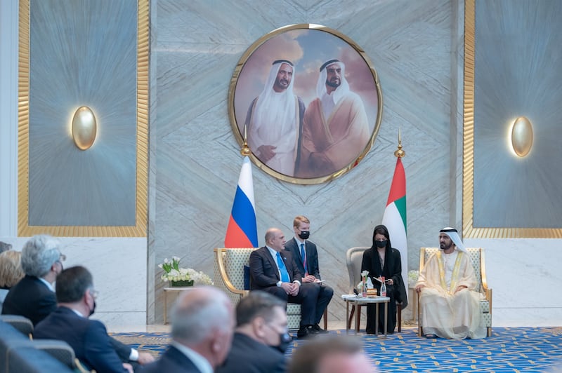 Prime Minister Mishustin arrived in Dubai to attend the national day of Russia at Expo 2020.