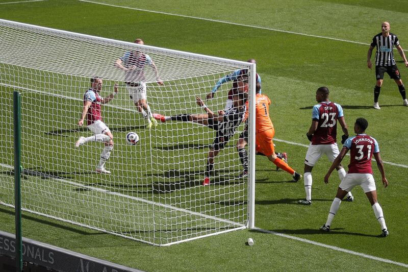 Joelinton - 6: Was twice fouled by Dawson in first half that led to Hammers centre-half being sent-off and then gifted simple goal after awful drop by Fabianski. Terrible over-hit cross in second half with Wilson free in middle and gifted possession to Hammers in injury-time. EPA