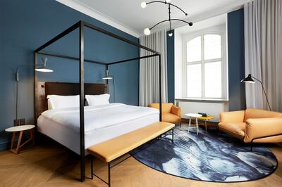 A room at the new Nobis Hotel in Copenhagen. Designhotels