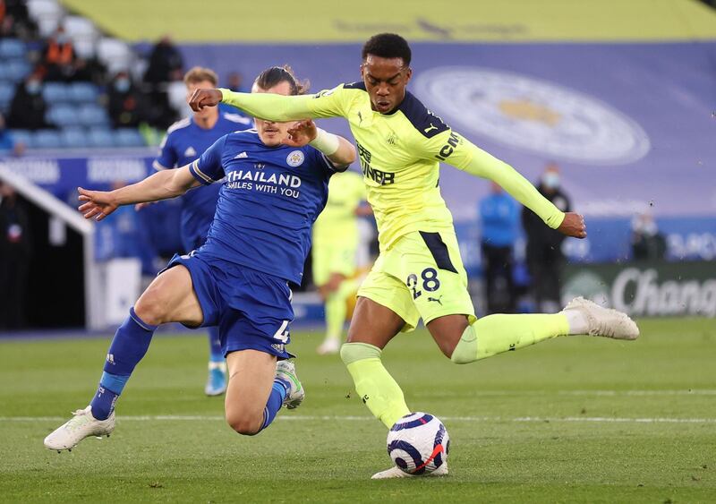 Joe Willock 7 - The on-loan Arsenal midfielder can’t stop scoring at the moment and the 21-year-old made a difficult finish look easy when slotting past Kasper Schmeichel for the opener. Substituted with what looked to be a hamstring injury in the 77th minute. EPA