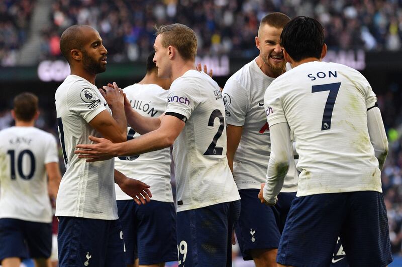 Tottenham Hotspur 70.2 per cent. AFP
