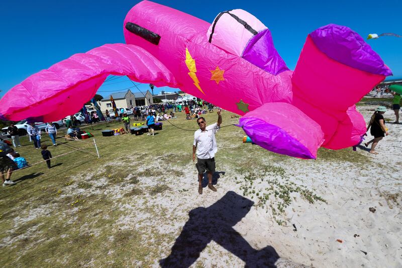 The 28th Cape Town International Kite Festival, an awareness campaign for World Mental Health Day where kite enthusiasts gather to participate in social activities, and raise funds for mental health support at Melkbosstrand,  Cape Town, South Africa. Reuters