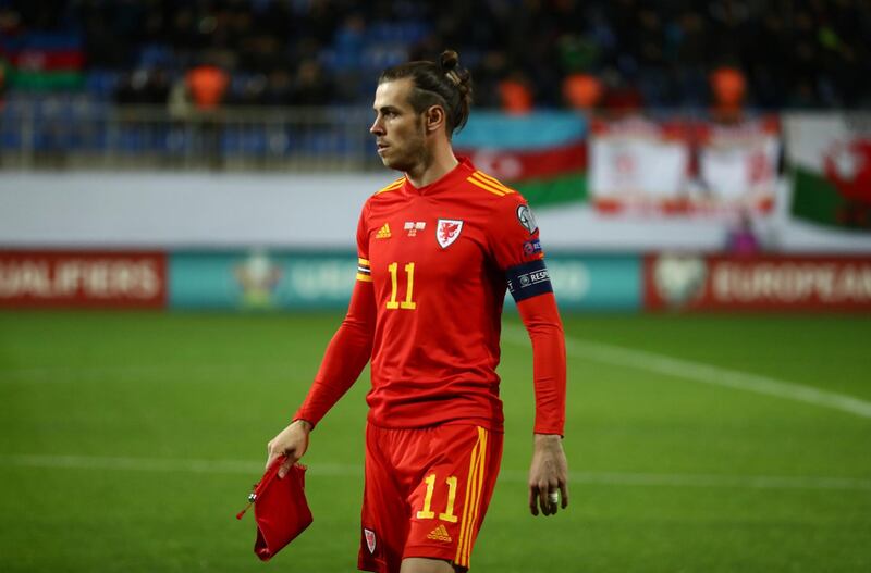 Wales's Gareth Bale before the match. Reuters