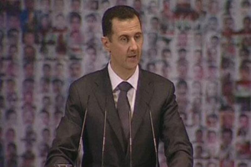 Bashar Al Assad, the Syrian president, makes his first public speech in seven months in Damascus today.