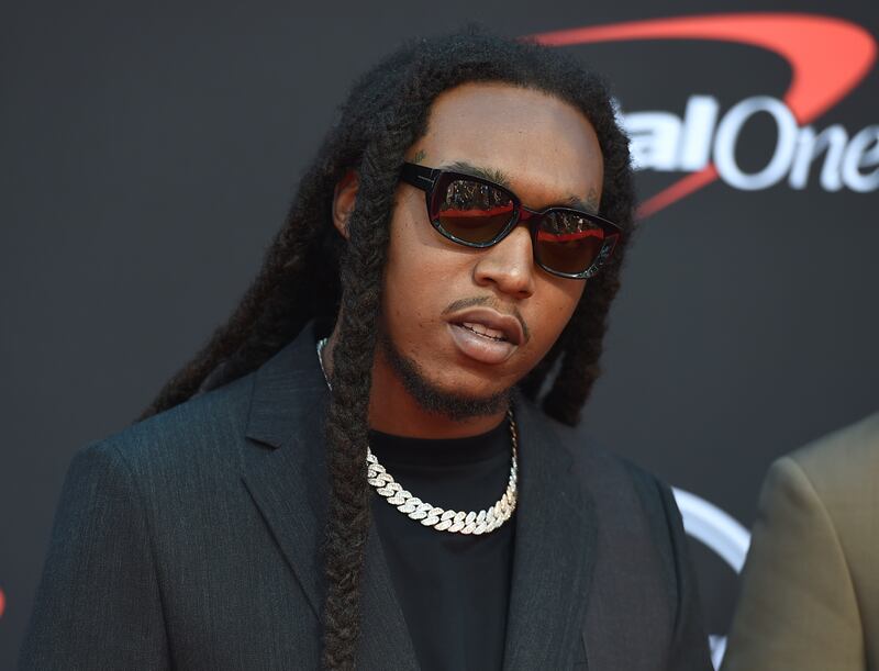 US rapper Takeoff, born Kirshnik Khari Ball, died aged 28 on November 1, 2022. Photo: Invision / AP, File