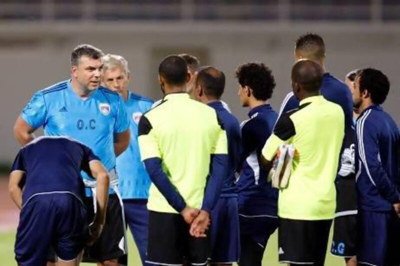 Al Ain is one of two Pro League teams that will have just two days rest between a Champions League match and this weekend's domestic tilt. Mike Young / The National