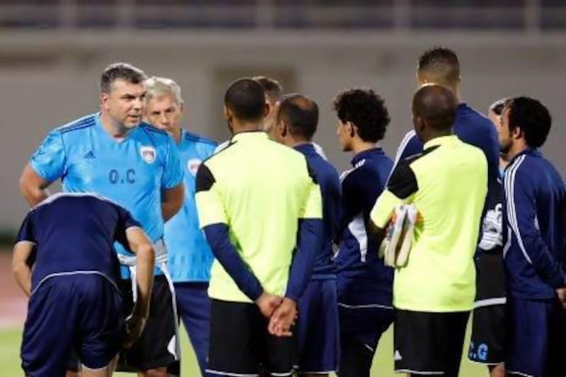 Al Ain is one of two Pro League teams that will have just two days rest between a Champions League match and this weekend's domestic tilt. Mike Young / The National