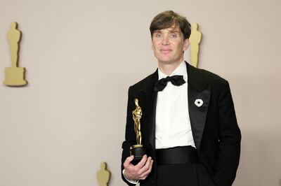 Cillian Murphy won for the titular role in Oppenheimer. EPA