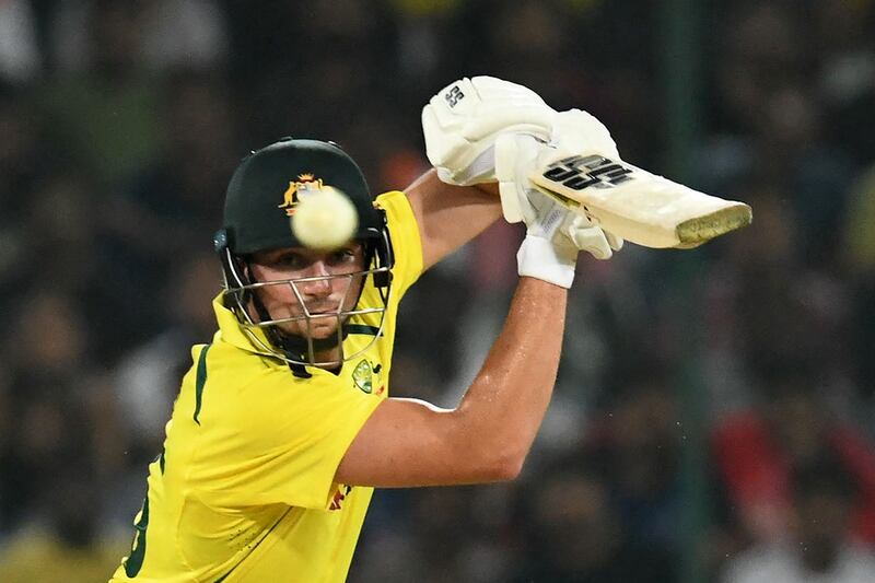 Australia's Tim David scored a fine fifty. AFP