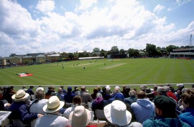 17 May 1999:  A general view of the Chelmsford Cricket Ground during the Cricket World Cup Group B match between New Zealand and Bangladesh played at Chelmsford, England. New Zealand won the game by 6 wickets. \ Mandatory Credit: Ben Radford /Allsport