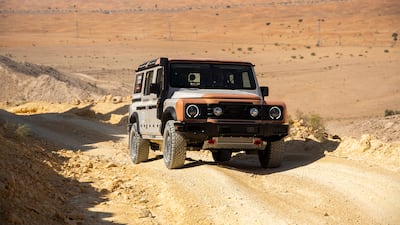 The Ineos Grenadier 4x4 prototype features a steel ladder-frame construction and solid axles front and rear.